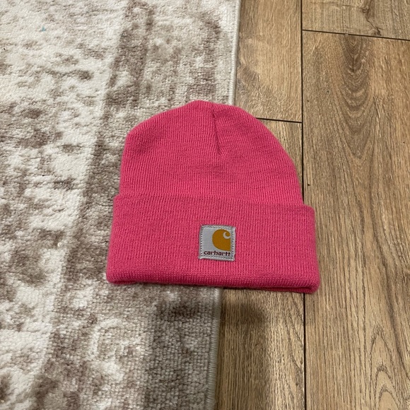 Carhartt Youth Pink Beanie Brand New W/O Tags - Picture 2 of 2